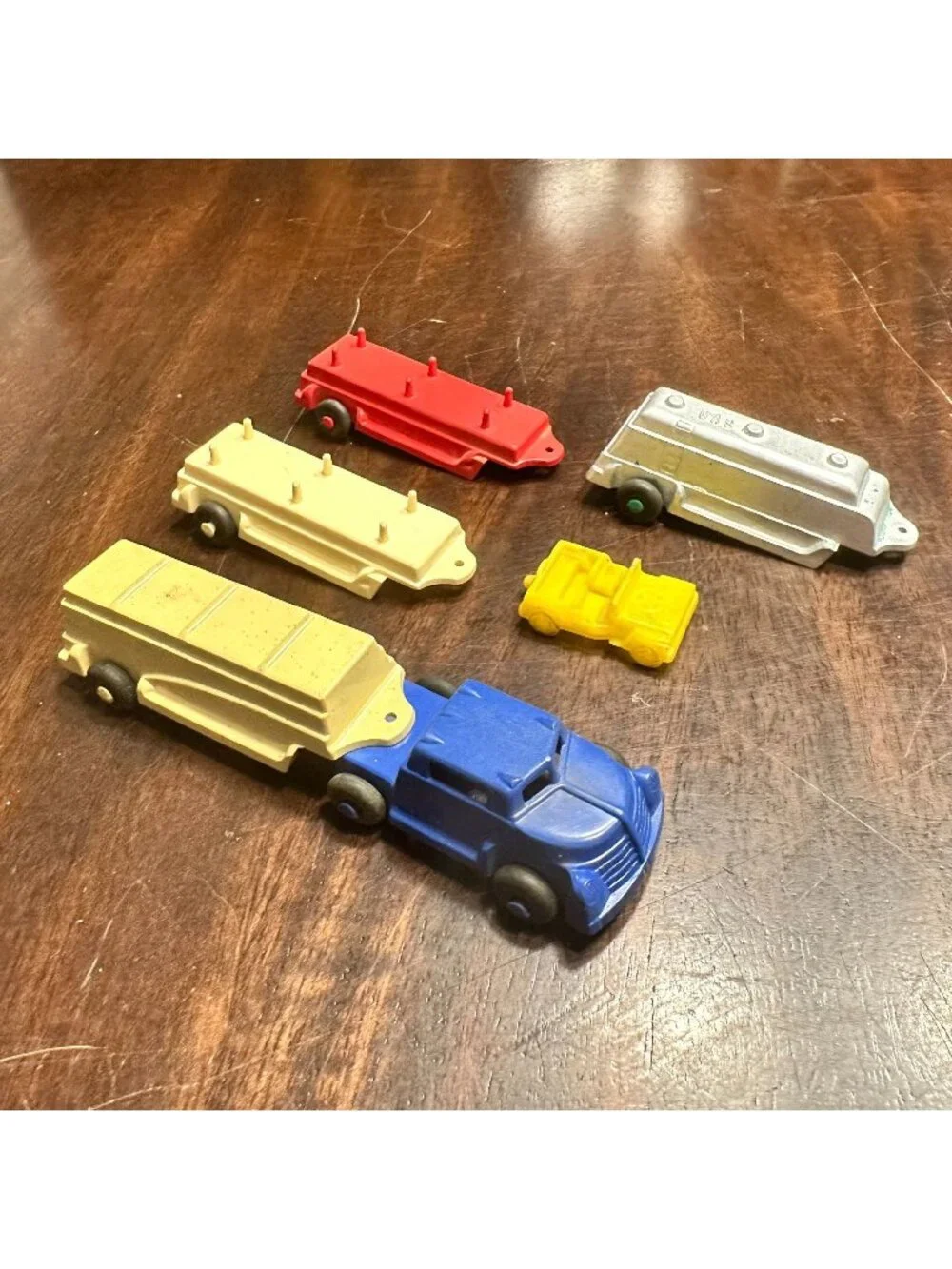 Vintage Plastic LIDO USA Toy Truck & Trailers Model Lot